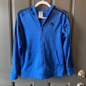Boys adidas zipper hoodie